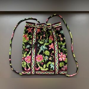 Matching set- Vera Bradley Drawstring Backpack and Toiletry Bag